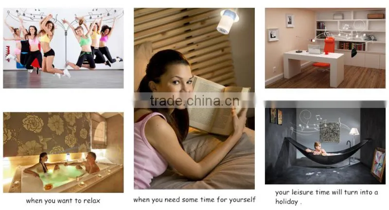 New item E27 Soft lighting with speaker for home use