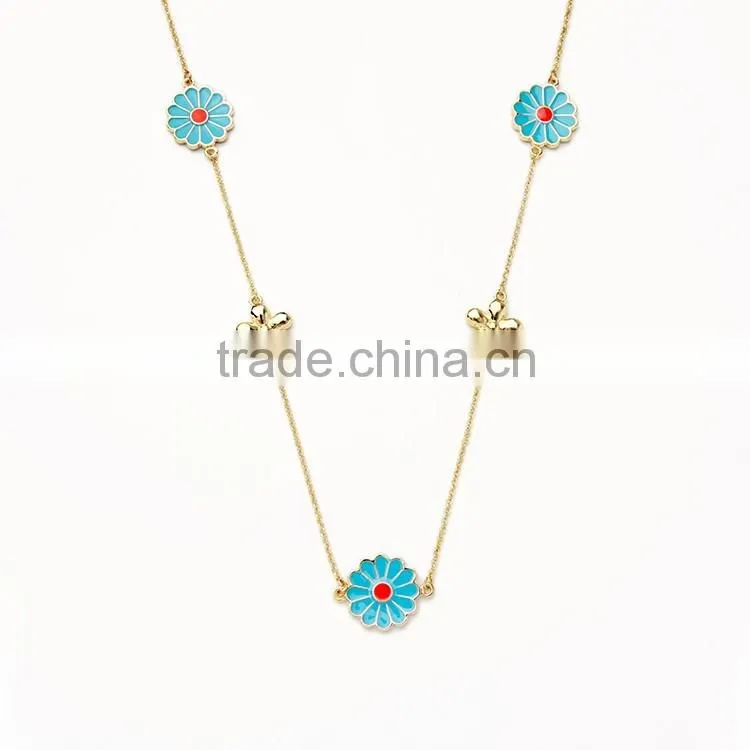 Cheap Wholesale Jewelry 2016 Latest Design Fashion Long Chain Necklace for Summer