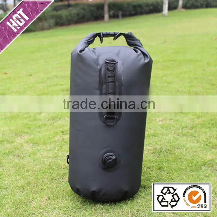 Chinese manufacturer custom logo 20L PVC tarpaulin waterproof dry bag for wading
