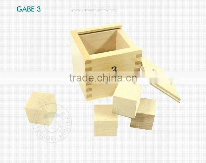 GABE 3 First Block Series, Preschool Educational Frobel Toys