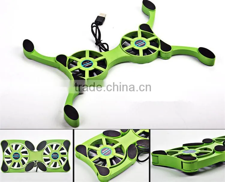 Wholesale 2016 hot selling USB fan for laptop cooler pad and cooling stand pad