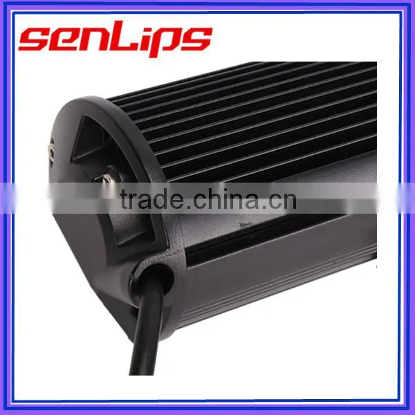 double row high-bright 4D Lens 54W 9inch 4500LM US chip led light bar for truck offroad boat