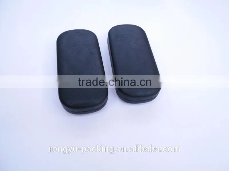 hard shell aluminum reading PU leather glasses case