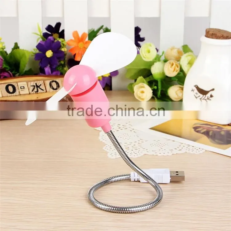 Portable Flexible USB Mini Cooling Fan Cooler For Laptop Desktop PC Computer
