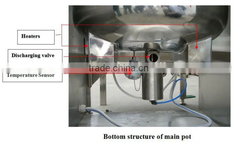 High Quality Tomato Paste Mixing Equipment Vacuum Emulsifying Machine