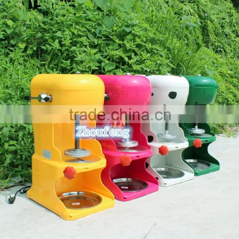 Good Quality Automatic Sundae Ice Cream Snow Flake Making Machine Ice Block Shaving machine Ice Crushe(Skype:lisa@jzhoufeng.com)