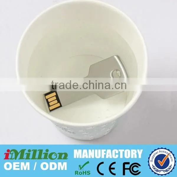 Free samples Most popular factory price custom usb key with CE/FCC/RoHS