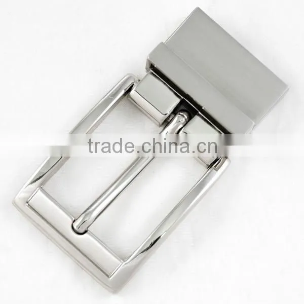 Hot sale classic man square 35mm brass pin metal belt buckle