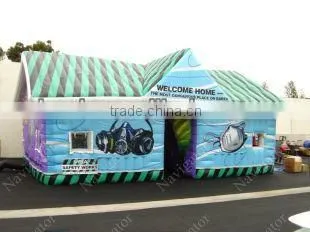 cartoon dome inflatable house for advertising
