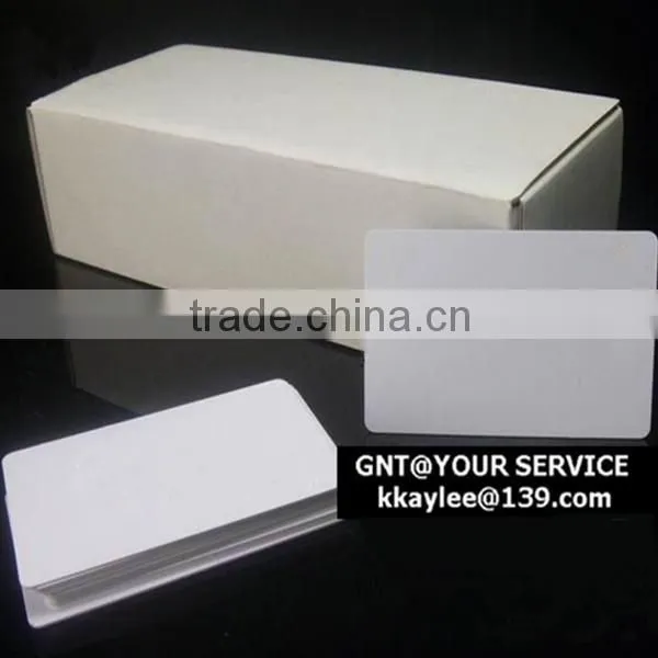 PVC card for offset printing