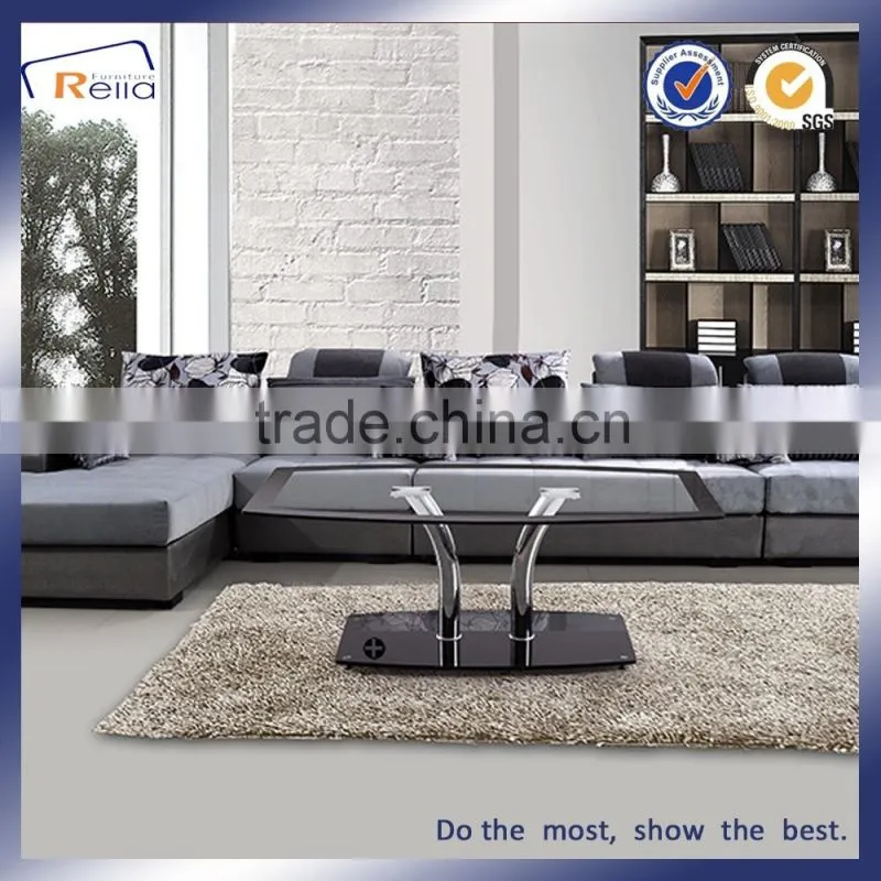 Living Room furniture Glass Cafe Furniture , Coffee Table Design CT-1562B
