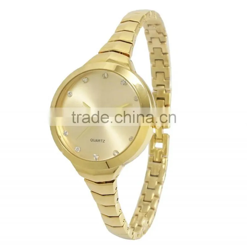 New Gold alloy Ladies watches china supplier custom watches