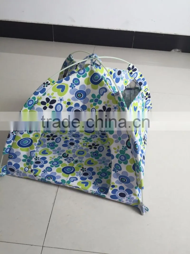 Small Pet Living House Cat Sleeping Tent Pop up Pet Tent