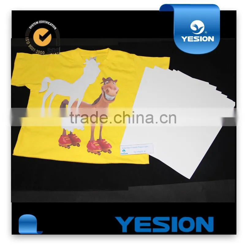 2016 factory good quality t shirt transfer paper