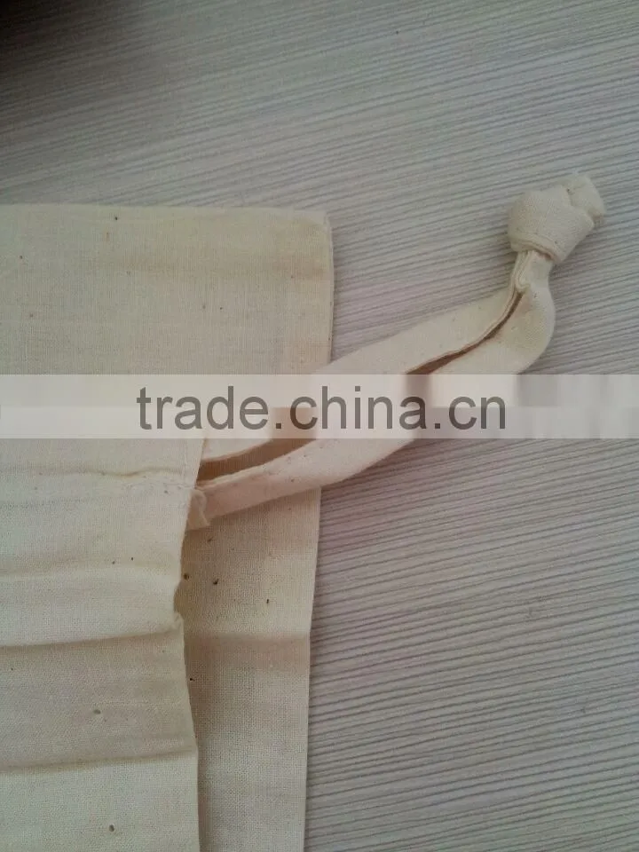 100% cotton calico ham bag shopping bag promotion bag