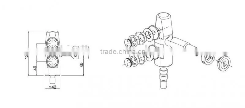 Supply OEM & ODM wooden packaging glass shower door hinge