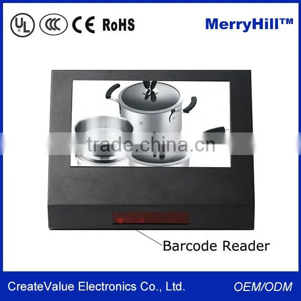 Supermarket Advertising Machine 10.1/12.1/15/17/19 inch Mini Touch Tablet PC Barcode Scanner