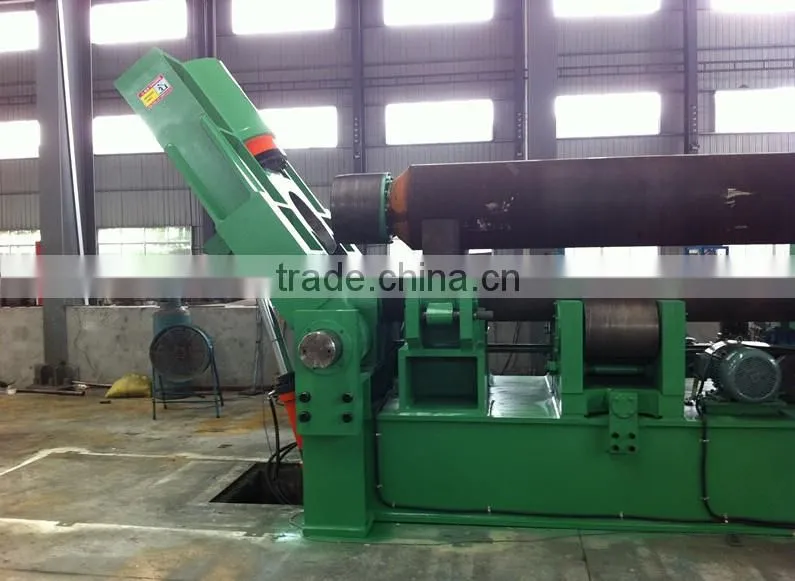W11S-50X2500 hydraulic upper roller universal plate rolling machine