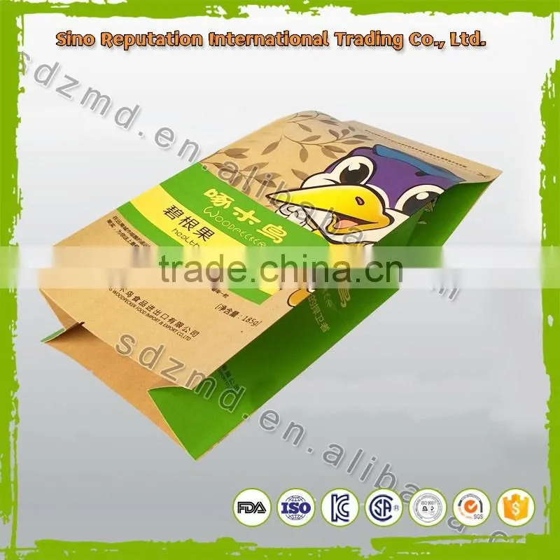 Food Kraft paper bag,take away paper bag , Paper bag for food