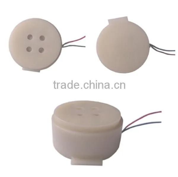 Professional manufacturer 40mm round wired ABS micro transmitter