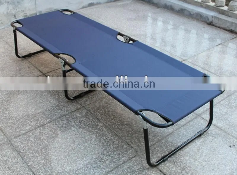 600D polyester portable adult single beds for siesta