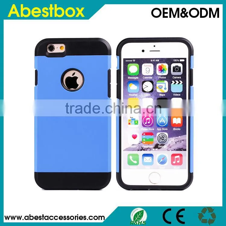 Hybrid PC+TPU Tough Armor Color Hard Case Cover for Samsung Galaxy S6 Plus