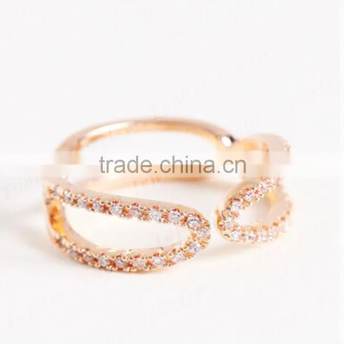 Zircon Jewellery 925 Ring gold plated sterling silver rings