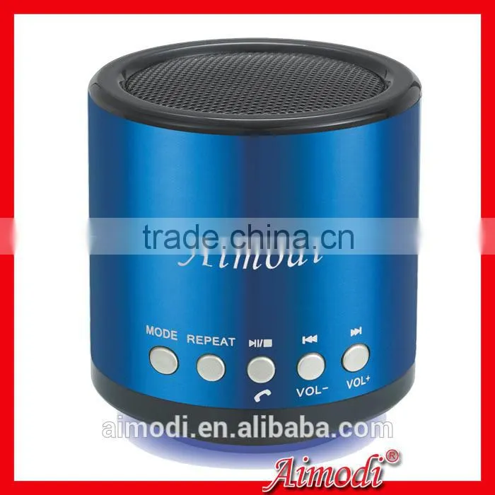 business gift fm radio bluetooth mini speaker with microphone, line in funciton
