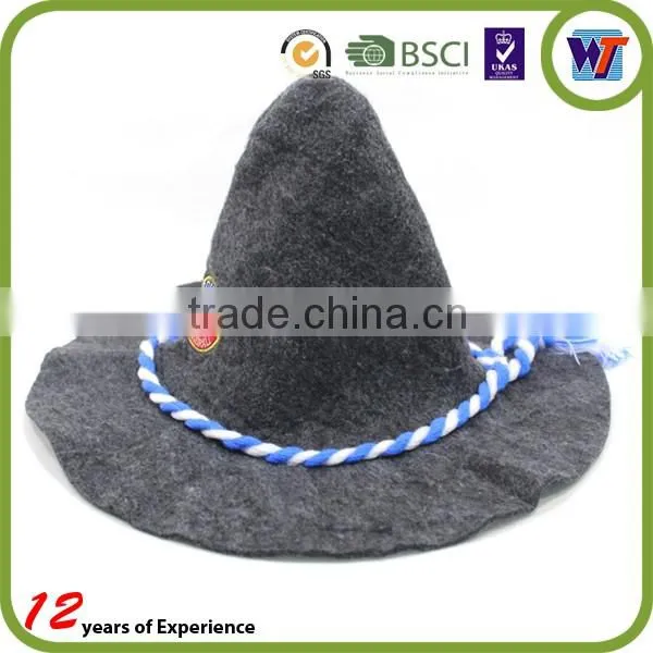 Anime Cosplay Hogwarts Gray Wizard Hat With LOGO Badge Wizard Hat