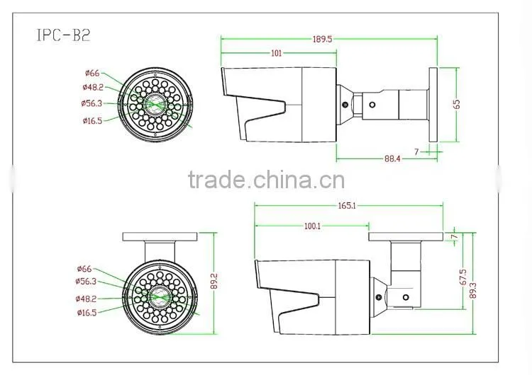 Best selling 4MP POE Water-proof Security IP camera