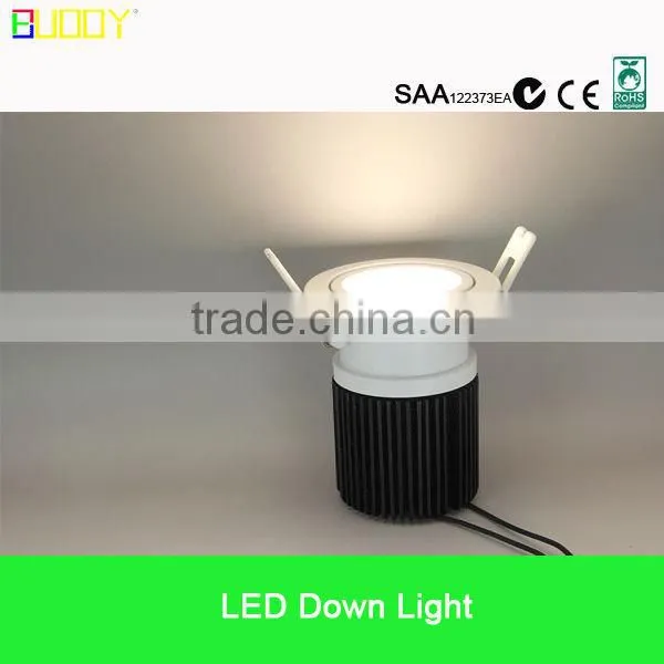 2015 new style high brightness 15W COB LED downlight ( cutout 68mm ) compliance with AU standard SAA, C-TICK certified