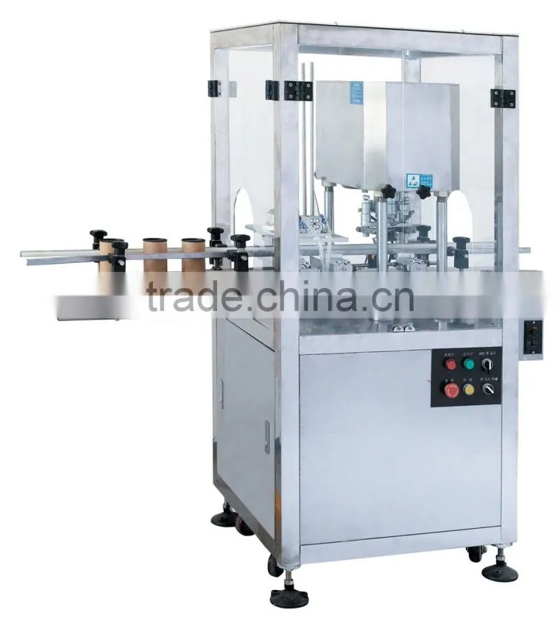 Automatic cockles plastic bottle cap sealing machine, soybean milk plastic bottle cap sealing machine
