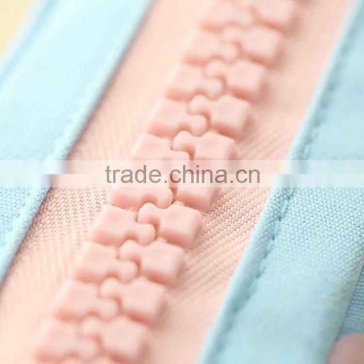 wholesale rectangle clear large eva pencil case for school with Wave point printing