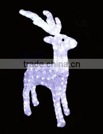 3D motif light with deer , christmas animals light