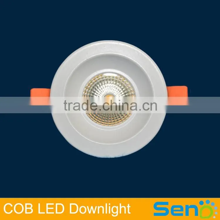 New products in 2016 7W 9W Round COB led ceiling lamp High CRI 80 95 Factory direct sale
