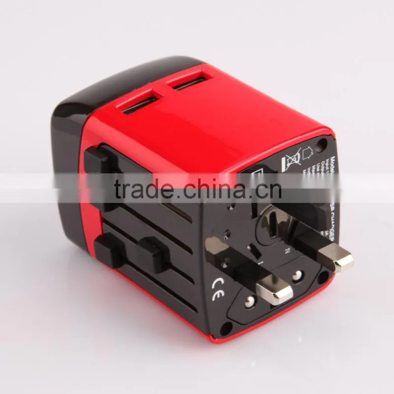 Multifunctional travel adapter and USB portable travel adapter