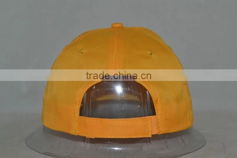Guangzhou professional custom 100% polyester fibre yellow hat factory Famous auto brand baseball cap