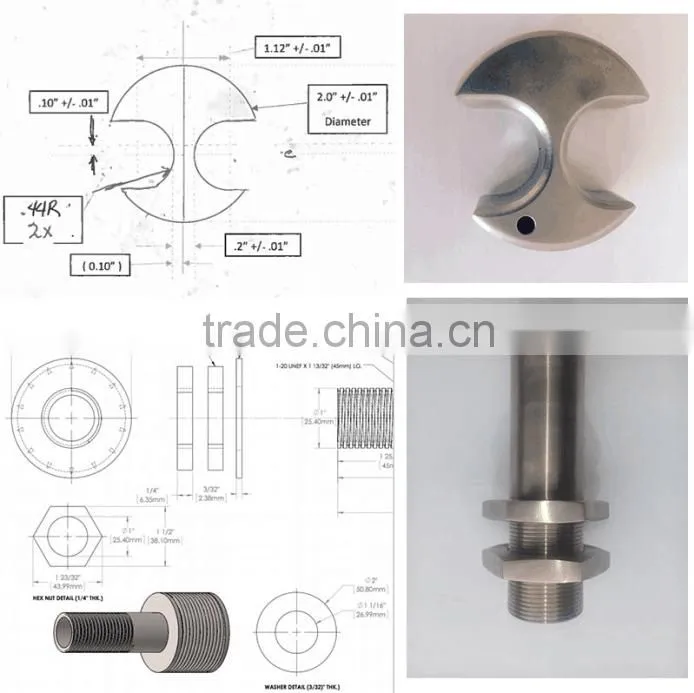 turning&milling high precision watch case spare parts processing