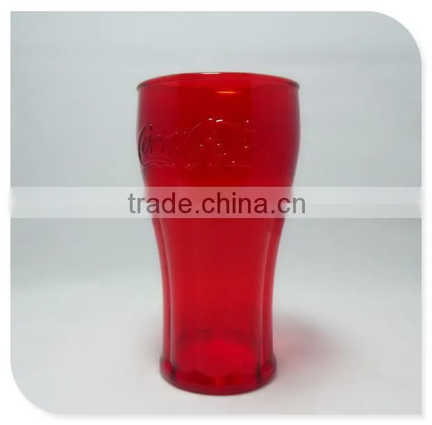high quality Coca 16oz food grade plastic cup