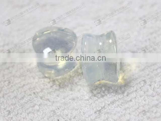 Synthetic moonstone ear plugs wholesale ear plugs
