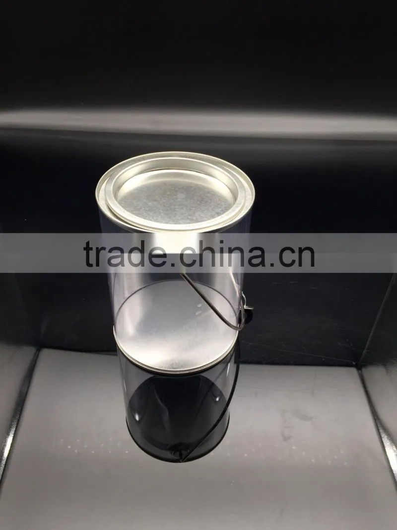 102mm diameter small round tin box with lid