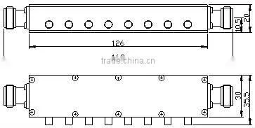 0-90dB in 1dB step 2/5/10Wattes RF variable step attenuator