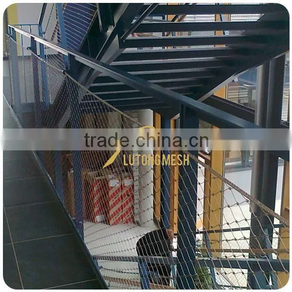 stainless steel ferrule rope mesh,flexible stainless steel cable mesh,stainless steel wire rope mesh net