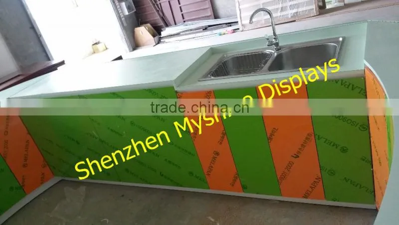 High end 3D design drink kiosk of coffee bar cafe bar counter