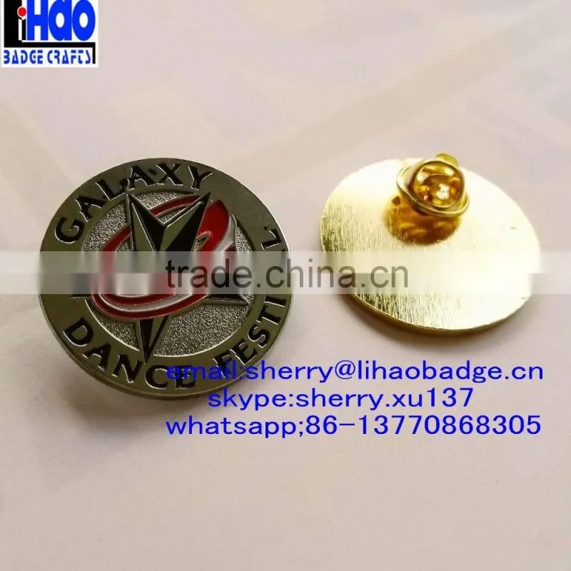 custom design cheap 2D 3D metal lapel pin badge,gold color metal lapel pins
