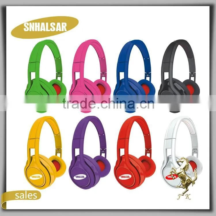 SNHALSAR S818 colorful stereo bass children wired headphones consumer electronics headsets