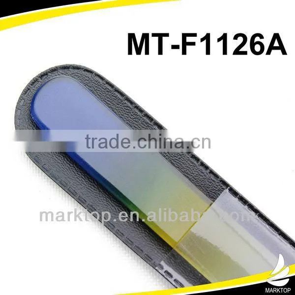 Gradient color glass nail file