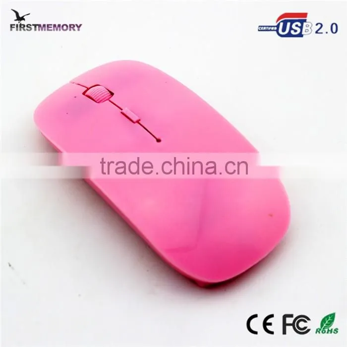 2017 Colorful 2.4 GHz Wireless Ultra Thin computer mouse 1600DPI
