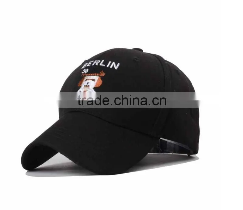 Cotton Twill Baseball Cap Hat With Custom Logo Embroidery Hat
