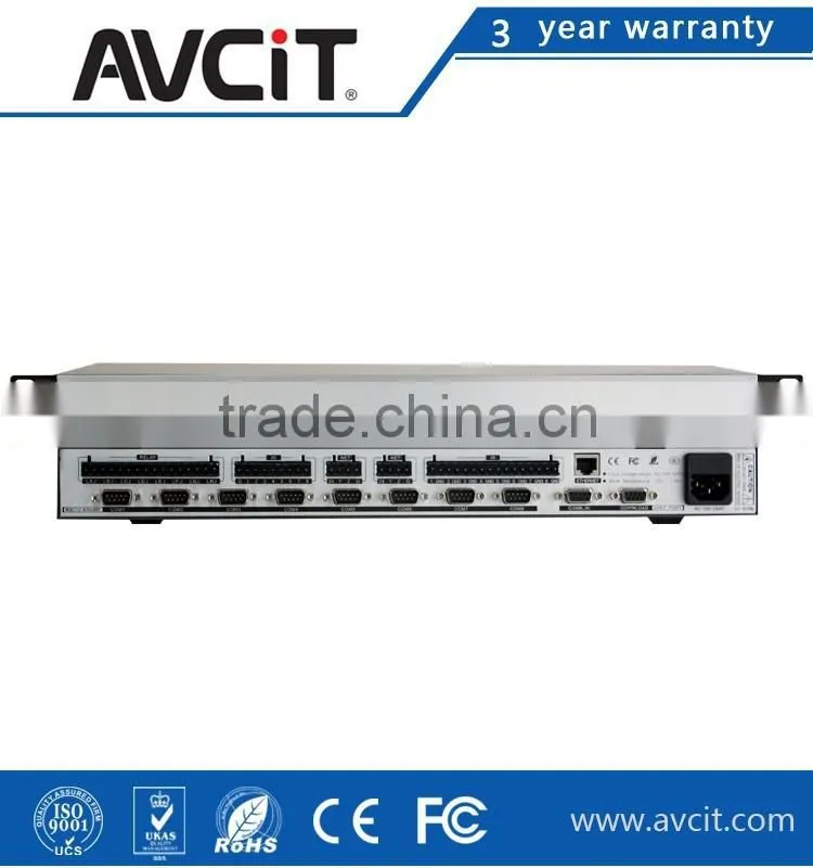 Remote Central Controller, 7 Inch Touch Screen, Home Automation System, 18x18 Modular and Scalable Video Matrix Switcher